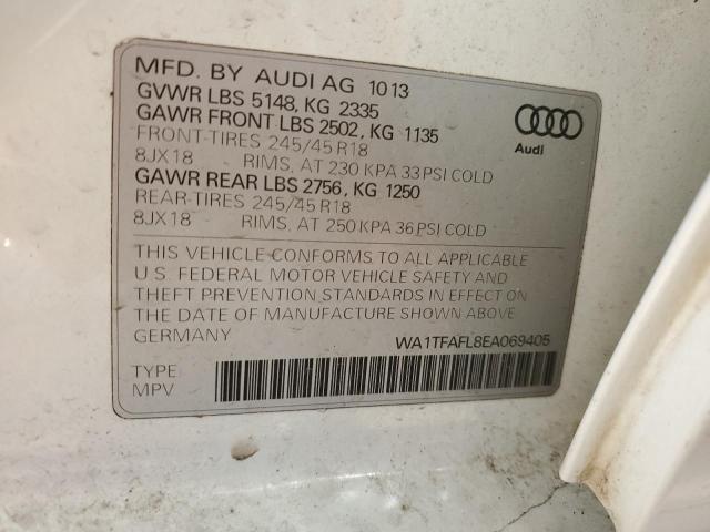 VIN WA1TFAFL8EA069405 2014 Audi A4, Premium no.13