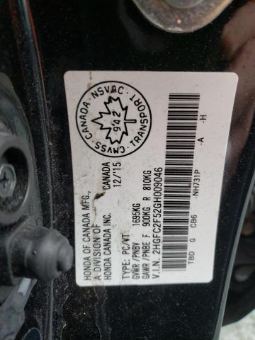 2016 HONDA CIVIC LX - 2HGFC2F52GH009046