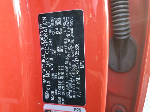 KNDJP3A5XH7435896 | 2017 KIA SOUL +