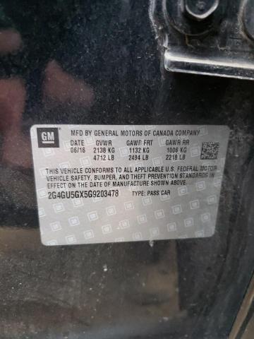 2016 BUICK REGAL GS - 2G4GU5GX5G9203478