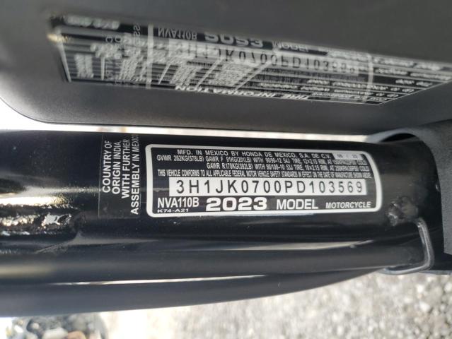2023 HONDA NVA110 B 3H1JK0700PD103569