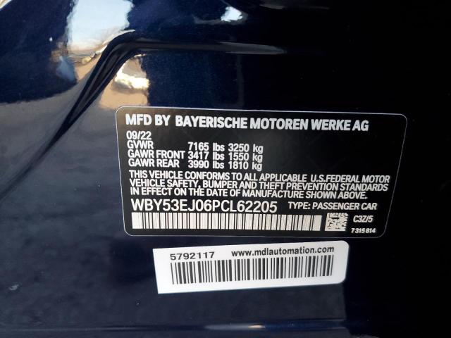 WBY53EJ06PCL62205 | 2023 BMW i7 xdrive60