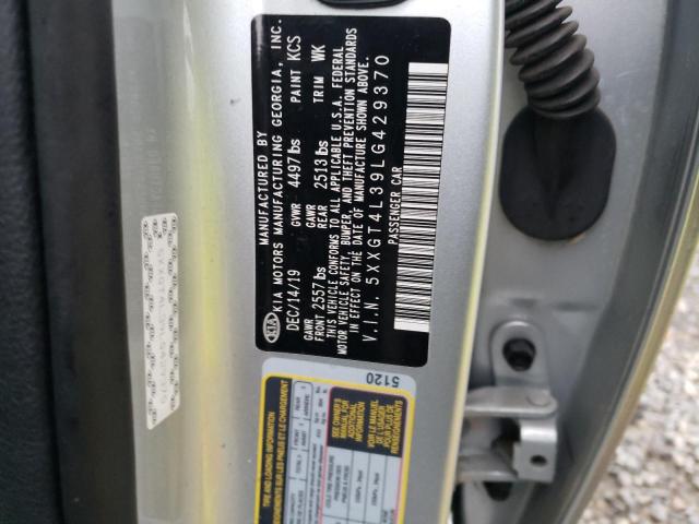 2020 Kia Optima Lx VIN: 5XXGT4L39LG429370 Lot: 80318573