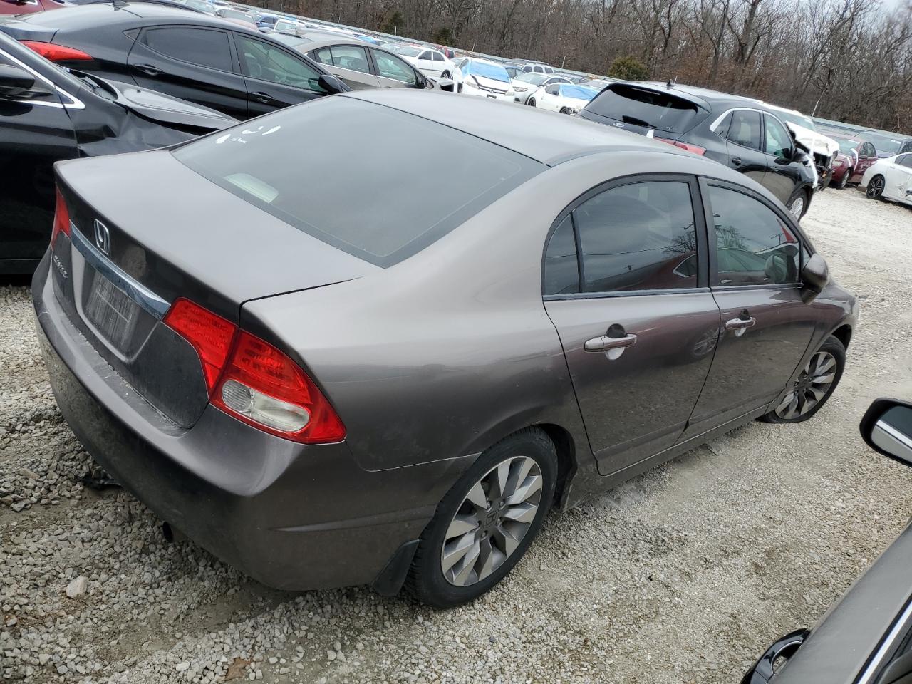 Lot #2874453957 2009 HONDA CIVIC EXL