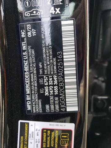 2023 MERCEDES-BENZ EQE SUV 50 4JGGM2CB3PA025163