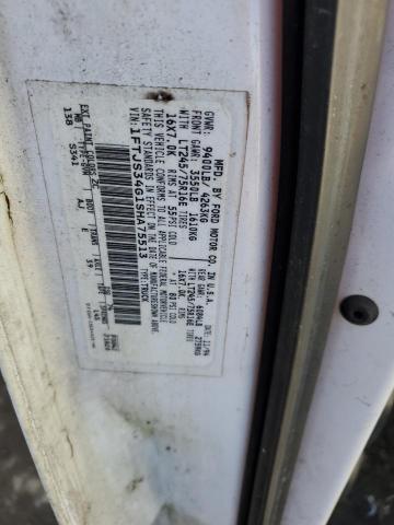 1995 Ford Econoline E350 Super Duty Van VIN: 1FTJS34G1SHA75513 Lot: 80102873