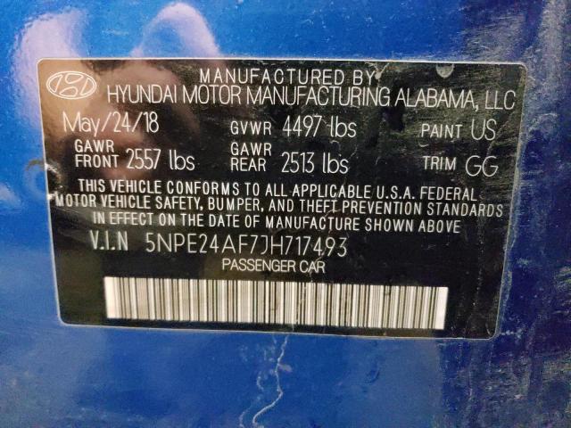 2018 HYUNDAI SONATA SE - 5NPE24AF7JH717493