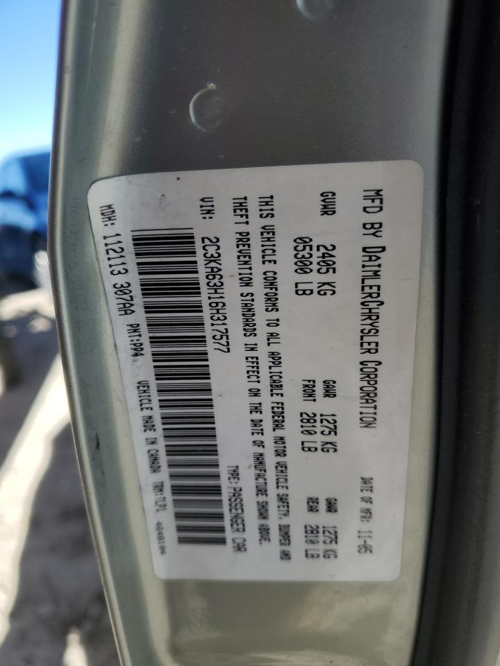 2C3KA63H16H317577 2006 Chrysler 300C