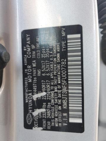 2015 HYUNDAI TUCSON GLS - KM8JT3AF5FU007782