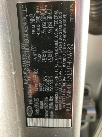 5NMJF3AE5PH236782 | 2023 HYUNDAI TUCSON SEL