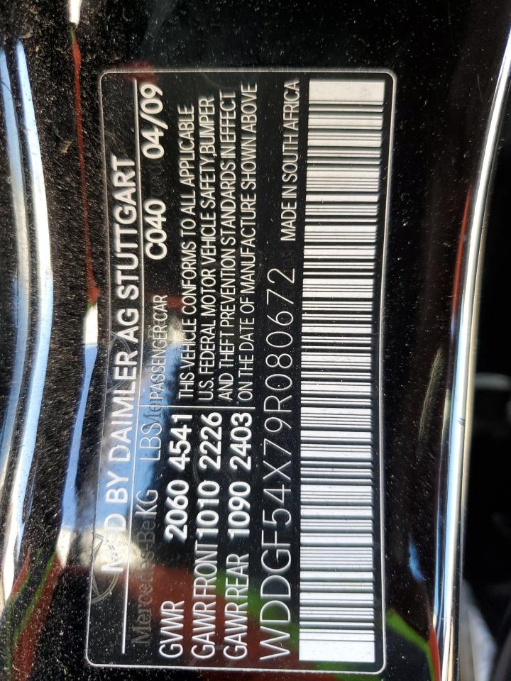 WDDGF54X79R080672 2009 Mercedes-Benz C 300