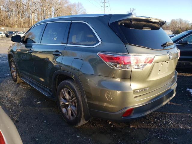 VIN 5TDJKRFH2FS131811 2015 Toyota Highlander, Xle no.2