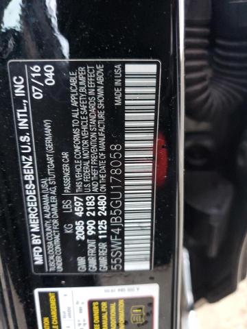 55SWF4JB5GU178058 2016 MERCEDES-BENZ C-CLASS - Image 12