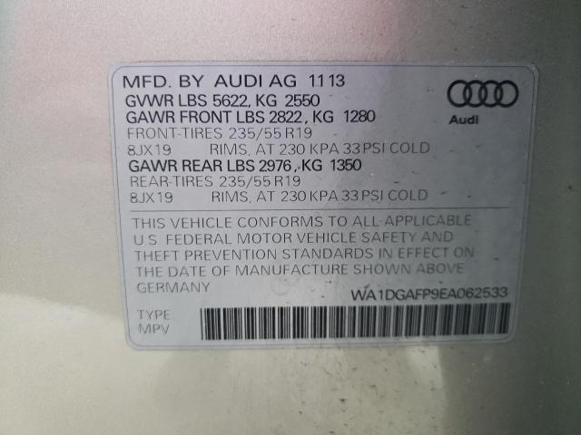 VIN WA1DGAFP9EA062533 2014 Audi Q5, Premium Plus no.12