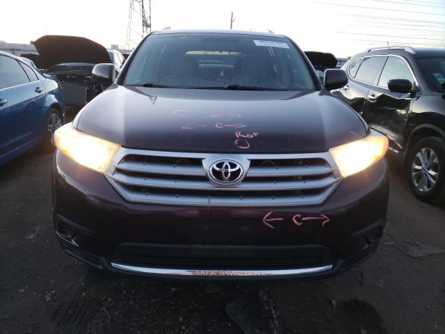 VIN 5TDBK3EH8DS205636 2013 Toyota Highlander, Base no.5