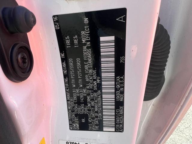2016 TOYOTA SEQUOIA LI - 5TDKY5G19GS064784