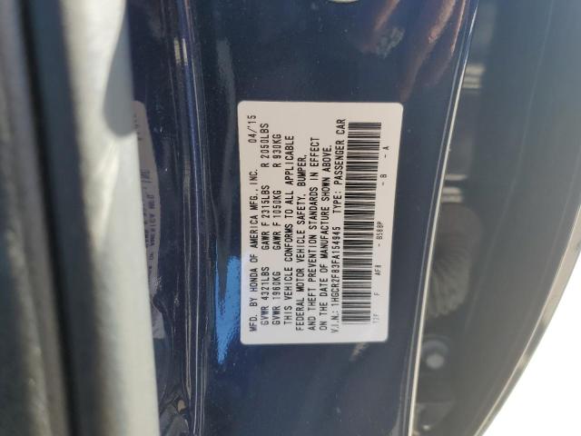 1HGCR2F83FA154945 | 2015 HONDA ACCORD EXL