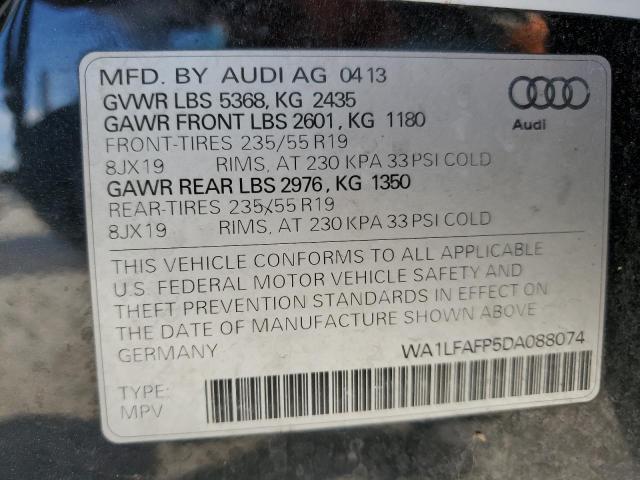 VIN WA1LFAFP5DA088074 2013 Audi Q5, Premium Plus no.13