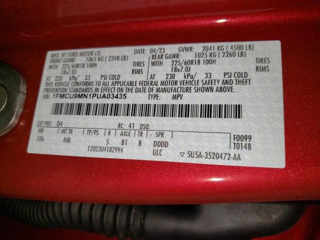 2023 FORD ESCAPE ST - 1FMCU9MN1PUA03435