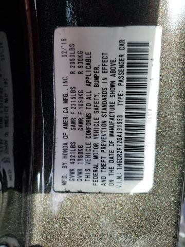 2016 HONDA ACCORD EX - 1HGCR2F72GA131956