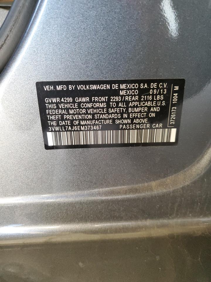 3VWLL7AJ6EM373467 2014 Volkswagen Jetta Tdi