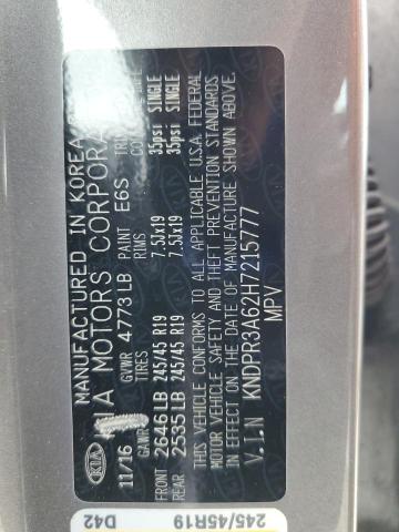 2017 KIA SPORTAGE S - KNDPR3A62H7215777