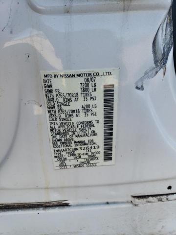 1N6AA07C38N326419 2008 Nissan Titan Xe