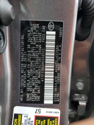 VIN 4T1F11BK8MU040123 2021 Toyota Camry, Xle no.12