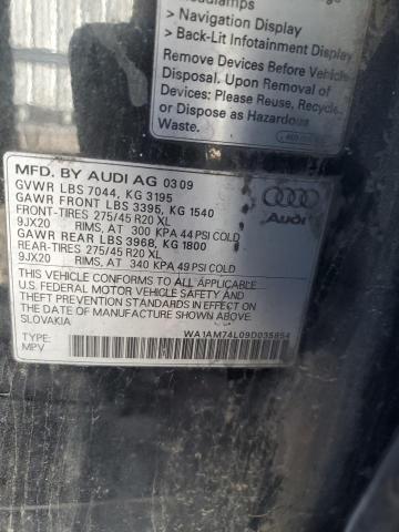 WA1AM74L09D035854 | 2009 Audi q7 tdi