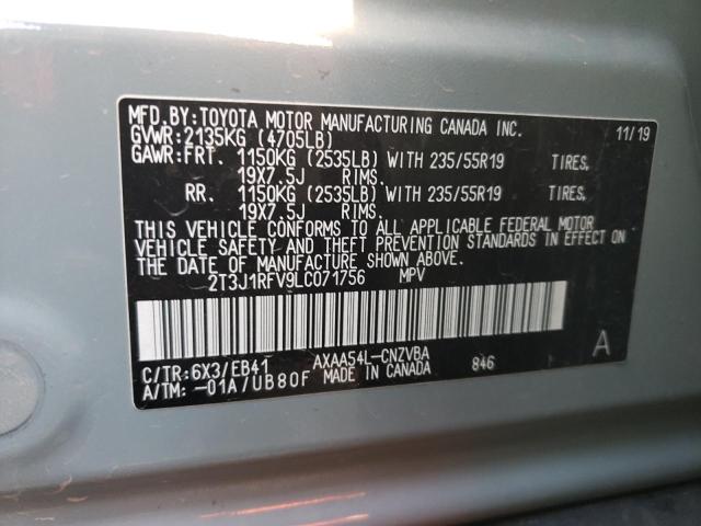 2T3J1RFV9LC071756 | 2020 TOYOTA RAV4 ADVEN