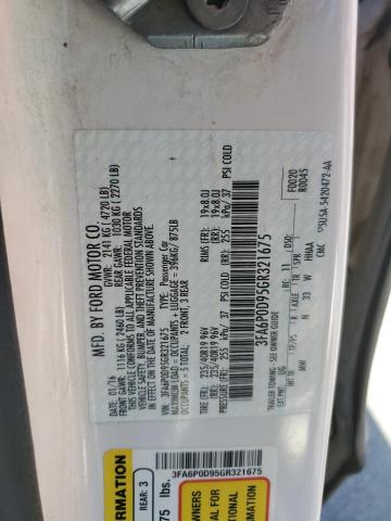 3FA6P0D95GR321675 | 2016 FORD FUSION TIT