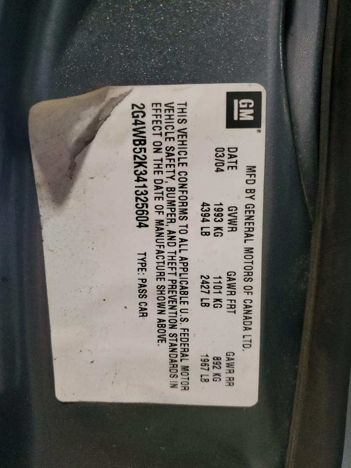 2G4WB52K341325604 2004 Buick Regal Ls