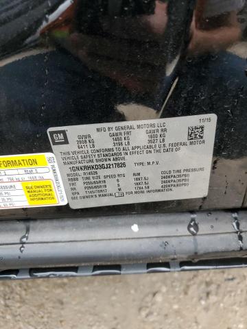 2016 CHEVROLET TRAVERSE L - 1GNKRHKD3GJ217826