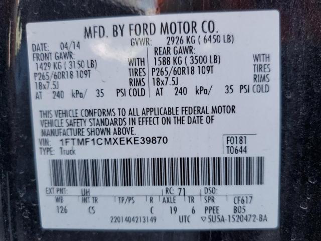 1FTMF1CMXEKE39870 | 2014 FORD F150