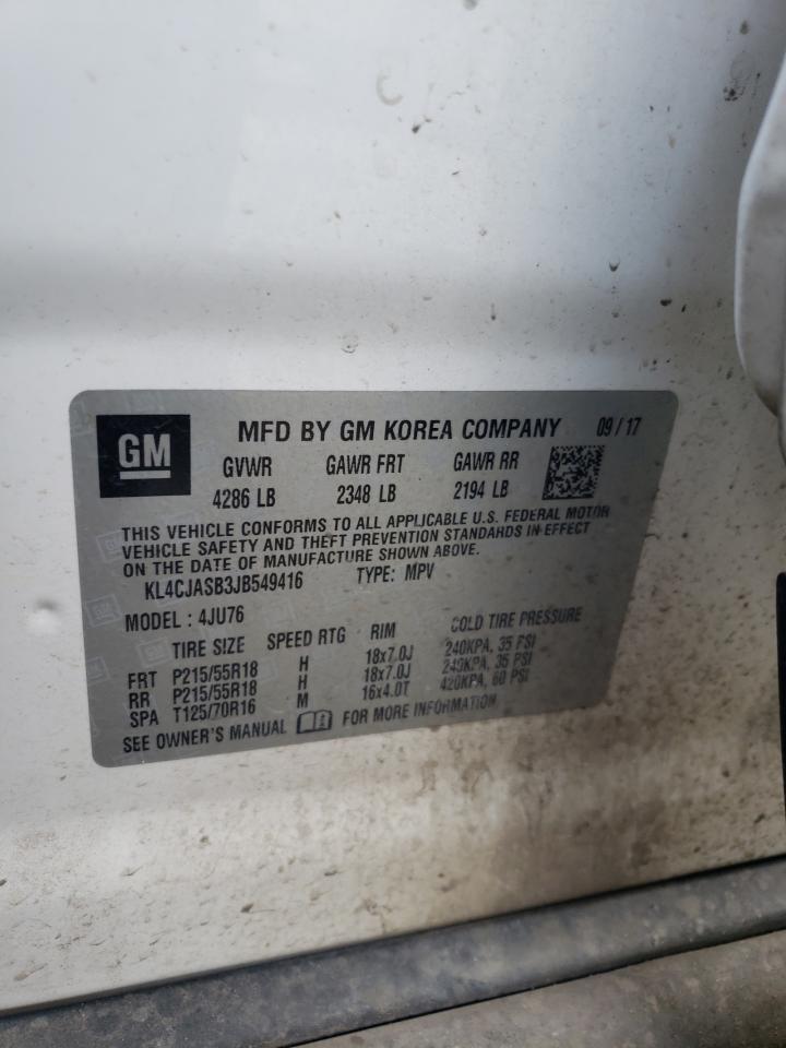 KL4CJASB3JB549416 2018 Buick Encore Preferred