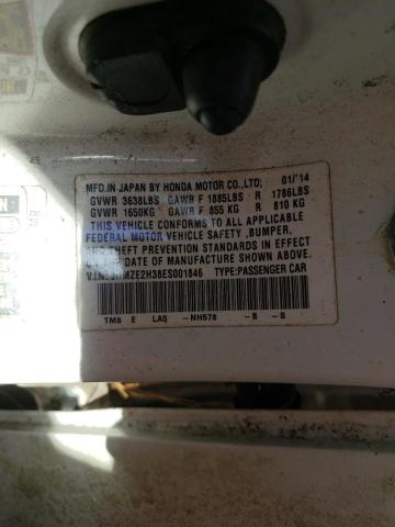 JHMZE2H38ES001846 | 2014 HONDA INSIGHT