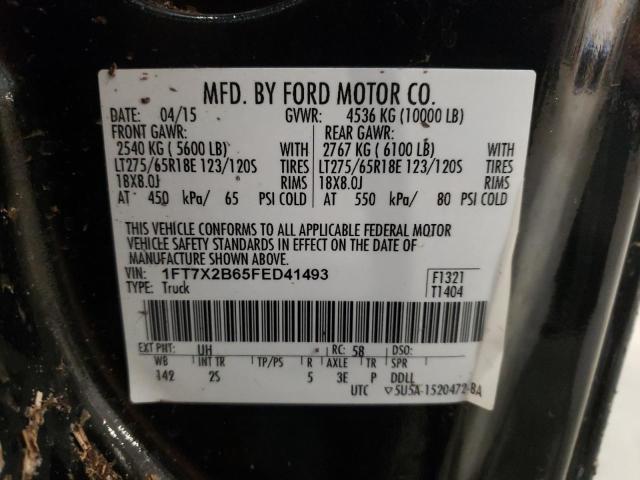 1FT7X2B65FED41493 | 2015 FORD F250 SUPER