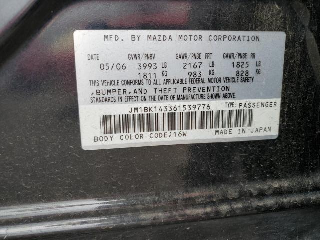 2006 Mazda 3 Hatchback VIN: JM1BK143361539776 Lot: 80584593