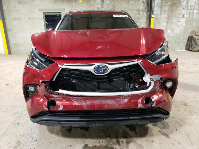 VIN 5TDGBRCH0MS536593 2021 Toyota Highlander, Hybri... no.5