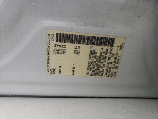 2016 NISSAN MAXIMA 3.5 - 1N4AA6AP7GC905950