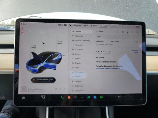 5YJ3E1EA2JF010330 | 2018 TESLA MODEL 3