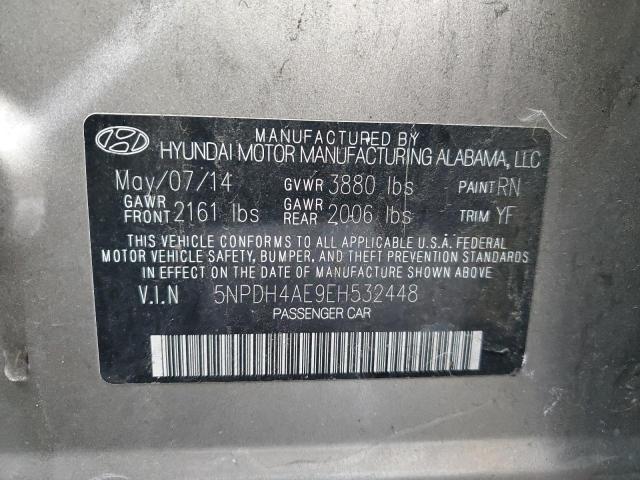 5NPDH4AE9EH532448 | 2014 HYUNDAI ELANTRA SE