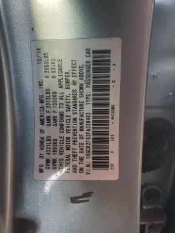 1HGCR2F83FA038483 | 2015 HONDA ACCORD EXL