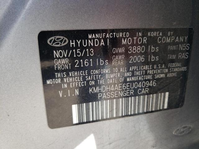 KMHDH4AE6EU040946 | 2014 HYUNDAI ELANTRA SE