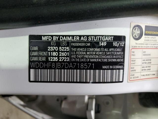 VIN WDDHF8JB7DA718571 2013 Mercedes-Benz E-Class, 3... no.12