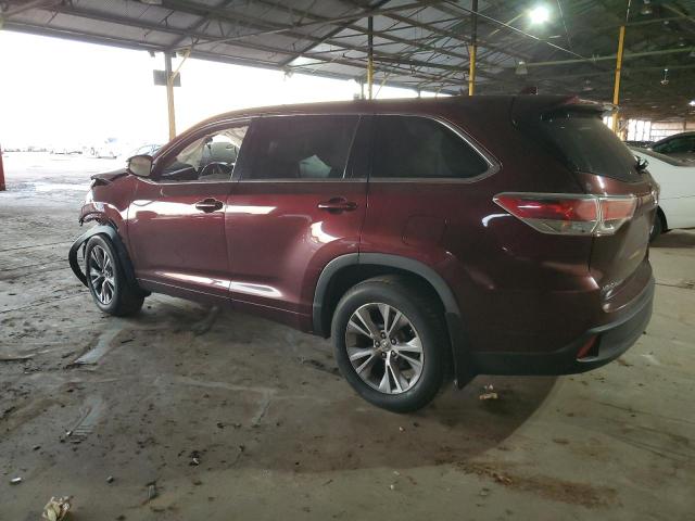 VIN 5TDBKRFH2ES039259 2014 Toyota Highlander, LE no.2