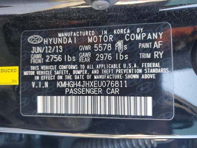 KMHGH4JHXEU076811 | 2014 HYUNDAI EQUUS SIGN