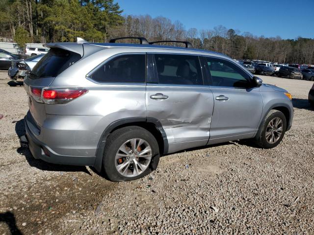 VIN 5TDJKRFH7ES044730 2014 Toyota Highlander, Xle no.3