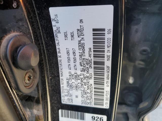 2016 TOYOTA TACOMA DOU - 3TMCZ5ANXGM025294