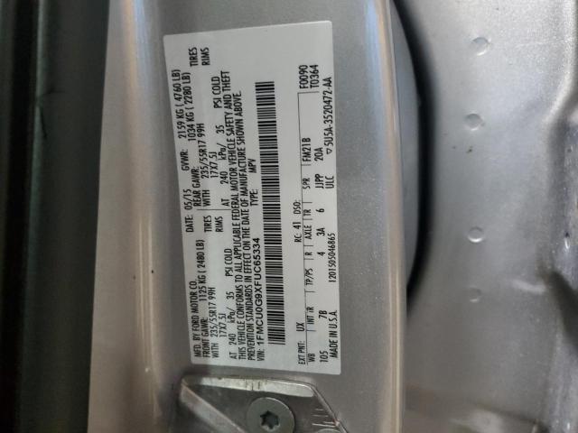 1FMCU0G9XFUC65334 | 2015 FORD ESCAPE SE